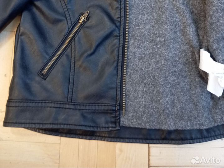 Кожаная куртка детская