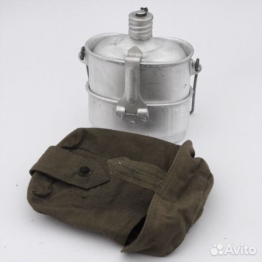 Посуда СССР. Фляжки котелки