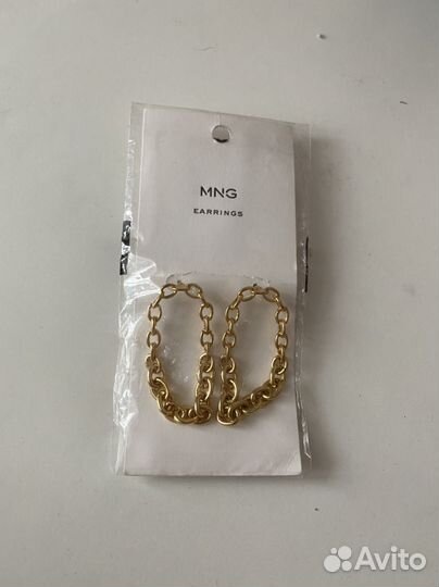 Серьги новые mango