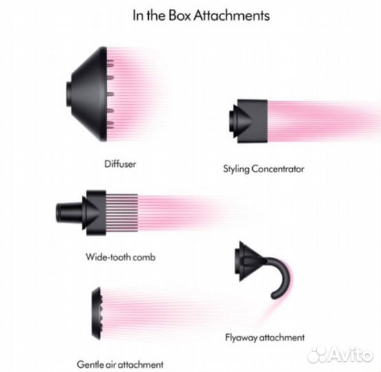 Dyson HD07 Supersonic Black Gold новый фен