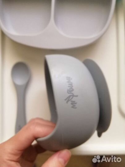 Силиконовая посуда для малышей