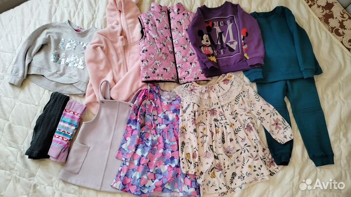 Пакет вещей на девочку 98