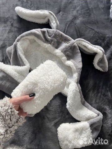 Теплая шапка с ушками