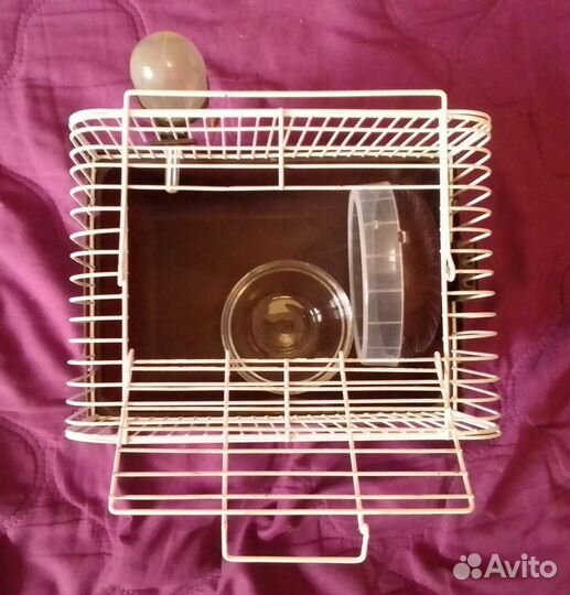 Клетка для грызунов (хомячка) укомплектованная