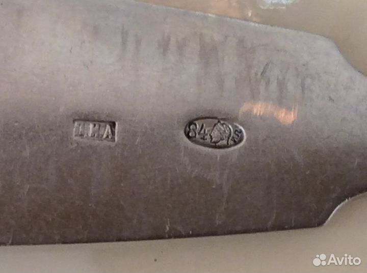 Серебряная столовая ложка 84 проба царизм