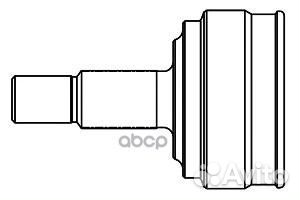 Шрус citroen C4/peugeot 307 1.4HDI-2.0HDI 00- н