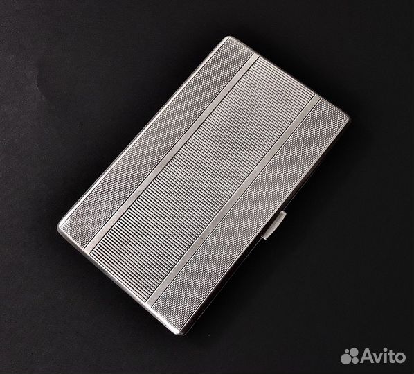 Портсигар винтаж 835 серебро 40-50е годы