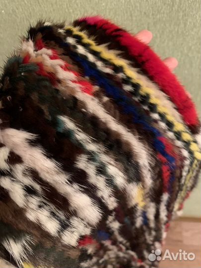 Норковый шарф