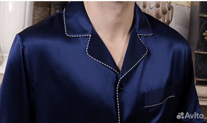 Пижама мужская шёлковая