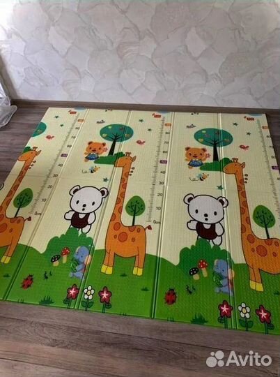 Детский коврик для ползания новый (заводской брак)