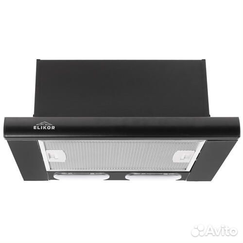 Встраиваемая вытяжка elikor Интегра45П-400-В2Лчерн