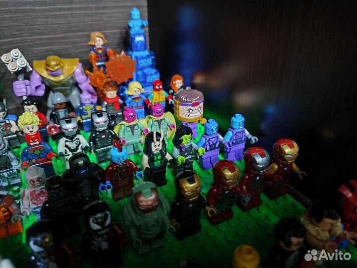 Лего минифигурки marvel и dc