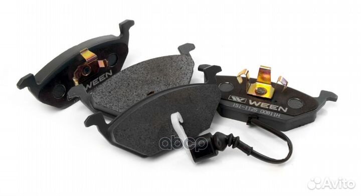 Колодки тормозные дисковые передние 151-1125 Ween