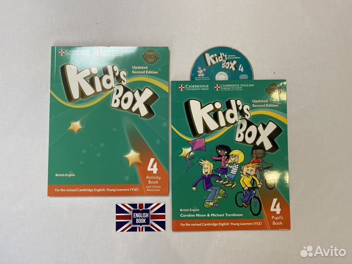 Kids Box 4/ комплект (AB,PB,CD) новый