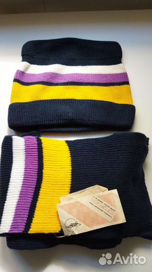 Мужской шарф и шапка СССР