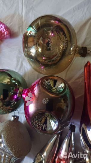 Домик Верхушка Сосульки елочные игрушки СССР