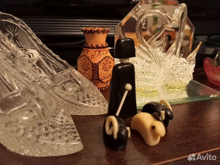 Статуэтки, посуда гдр, СССР, хрусталь, керамика