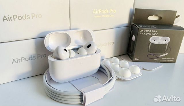 Airpods pro 2 шумоподавление+чехол в подарок