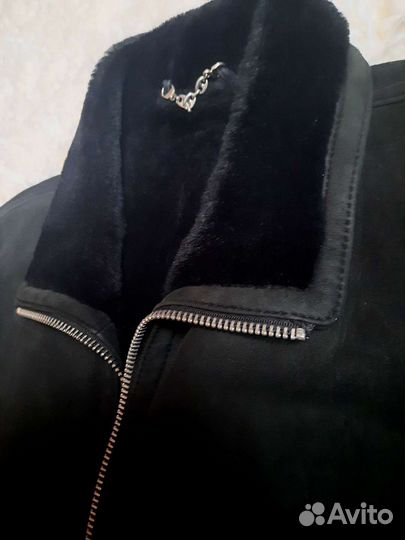 Мужская натуральная дубленка 