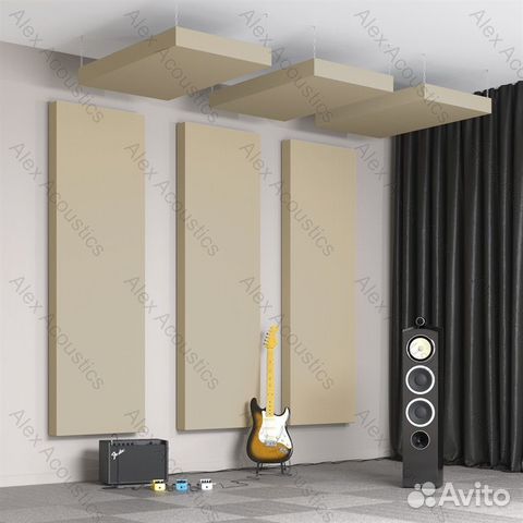 Акустическая панель для потолка cloud-A-PRO Beige