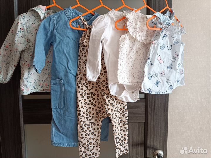 Одежда H&M для девочки 74-80