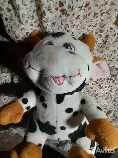 Мягкая игрушка Корова, с музыкой при нажатии