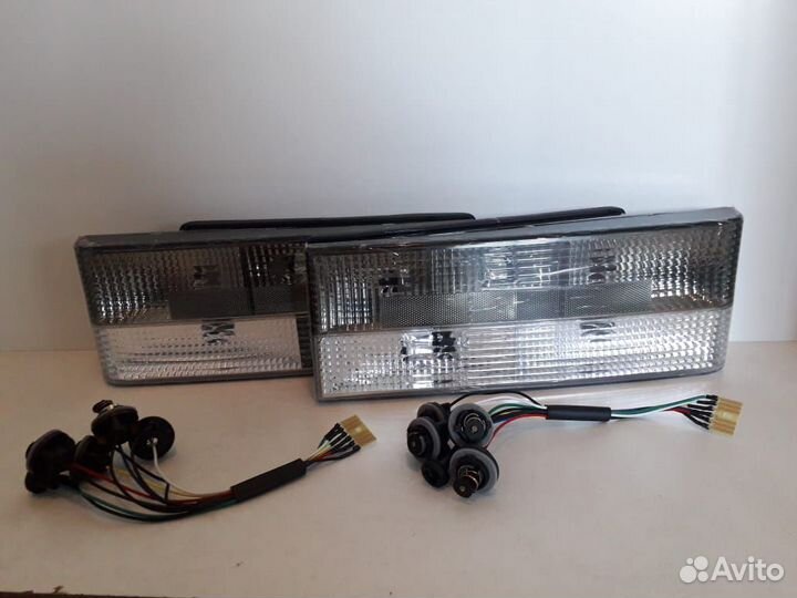 Фонари задние на ваз 2109,2114 серо-белые тюнинг