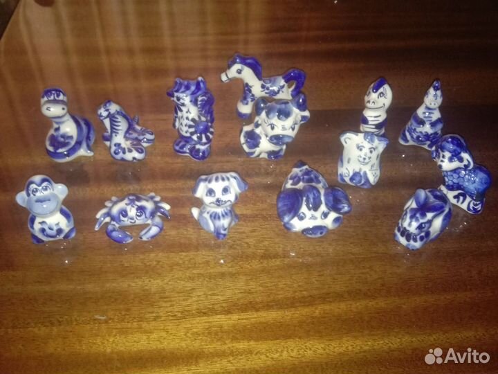 Фигурки гжель