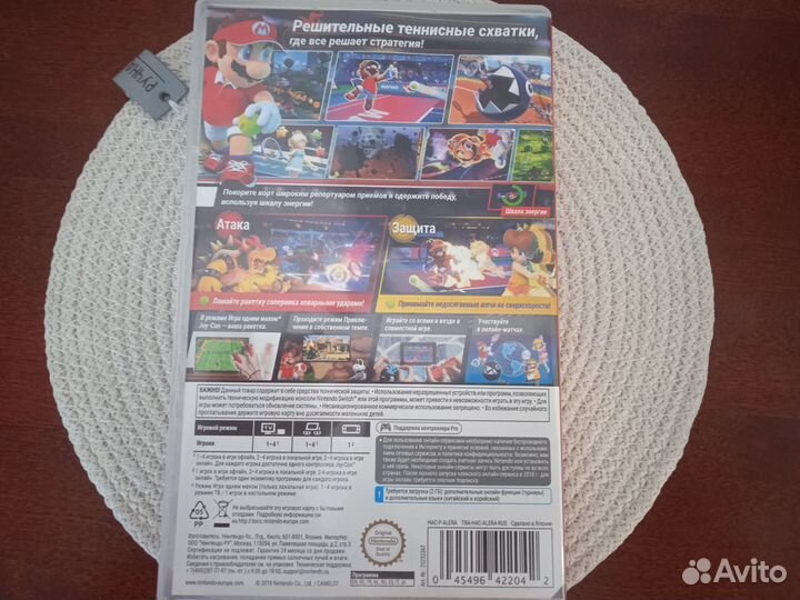 Картридж на Нинтендо свитч Mario Tennis Aces
