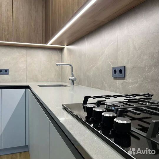 Кухонный гарнитур на заказ. Долговечные материалы