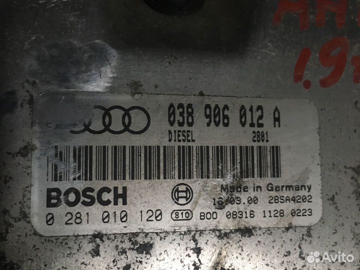 Эбу 038906012A Audi A3 1.9tdi