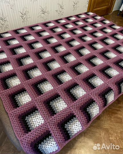 Плед ручной работы