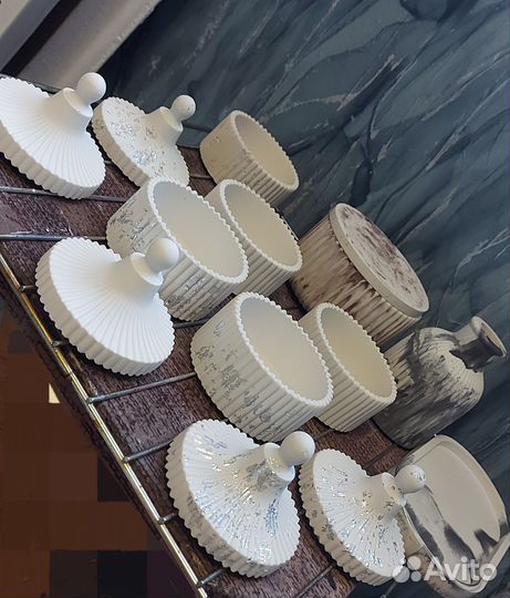 Шкатулка для украшений из гипса