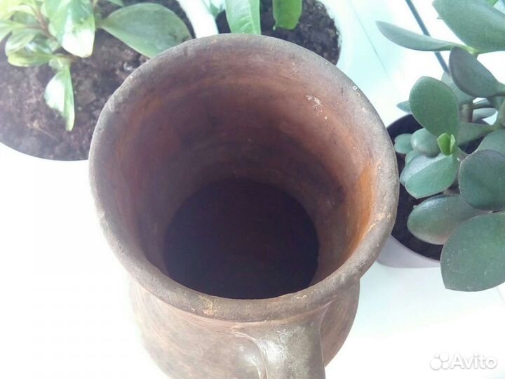 Старинная крынка кувшин махотка