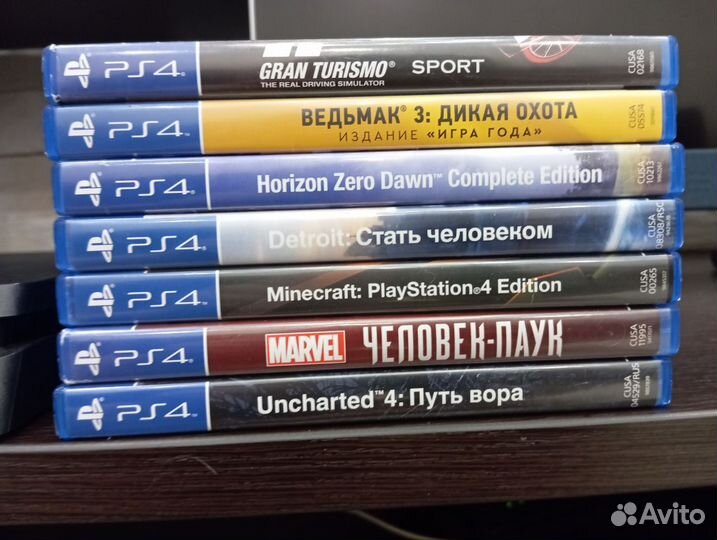 Sony playstation 4 pro 1tb вместе с дисками