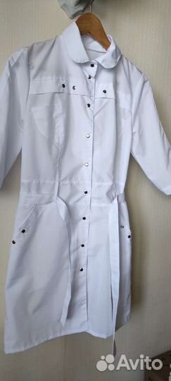 Медицинский белый халат женский 42-44