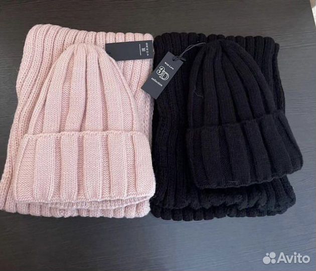 Шапка+шарф хамут