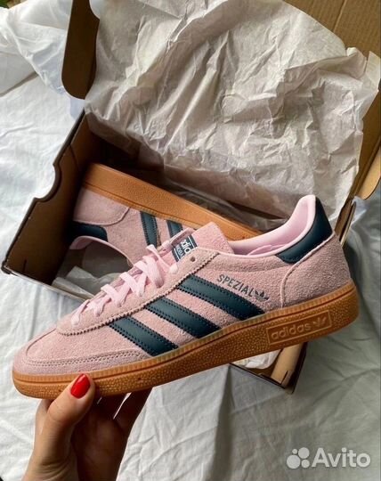 Кроссовки Adidas spezial pink colour (розовые)