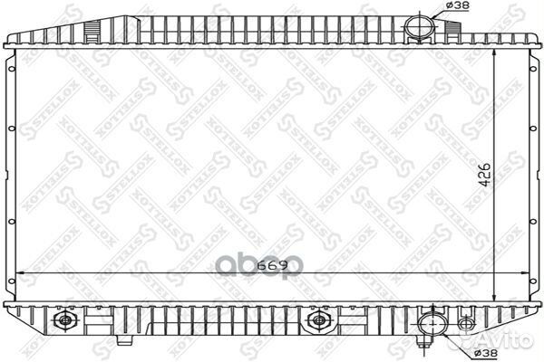 10-25911-SX радиатор системы охлаждения MB W12