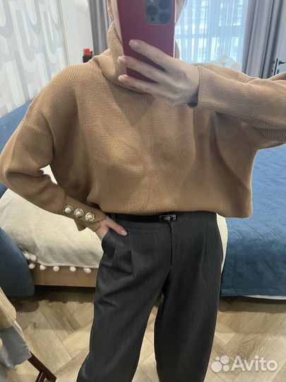 Свитер женский zara укороченный