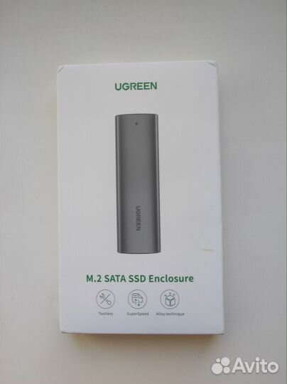 Ugreen внешний бокс для M2 SSD