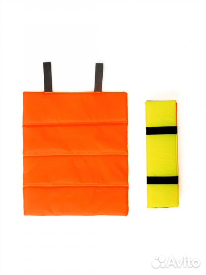 Пляжная сидушка складная лавандовая с ручками