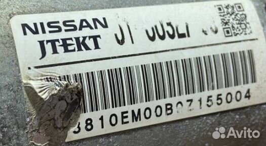 Усилитель руля эур Nissan Tiida C11