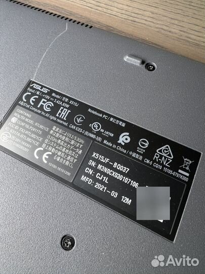 Asus X515J BQ037 на запчасти