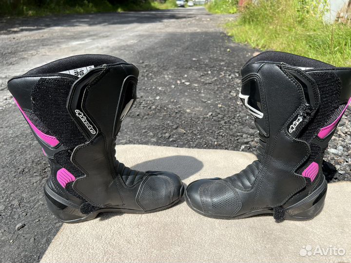 Мотоботы женские 36 alpinestars smx-6 v2