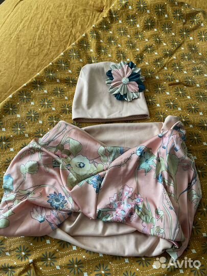 Комплект шапка и снуд женский