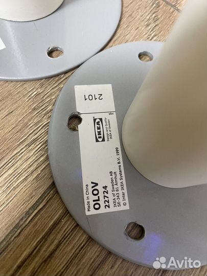 Ножка икеа олов, белый