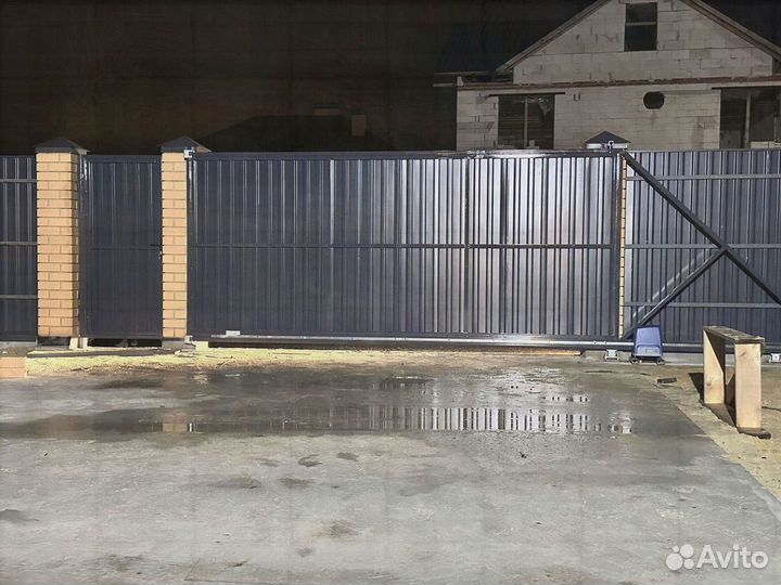 Откатные и распашные ворота под ключ