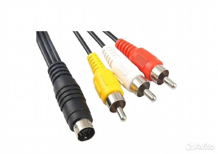Кабель стрим-тв mini DIN 10 pin- 3RCA