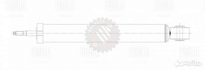 Амортизатор задний для автомобиля Skoda Octavia (0